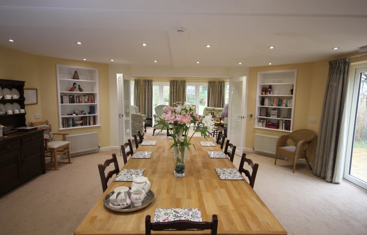 Enjoy lunch and dinner in our dining room