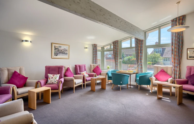 Communal Lounge At Carnarvon House, Nottingham