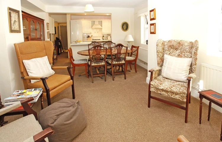 Lounge at Abbeyfield House, Fulham SW6 3TB