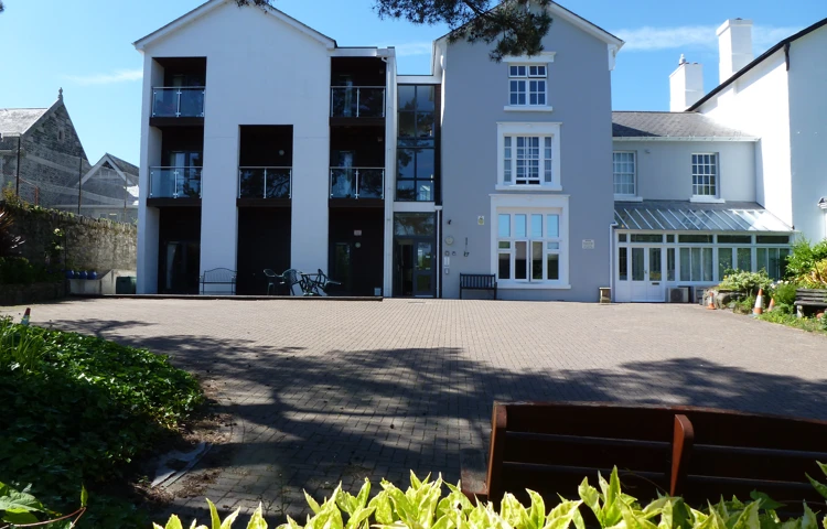 Drake Lodge has been extensively extended and offers ample parking
