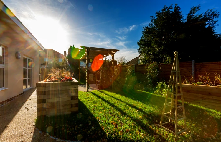 Beautiful Sunny Garden At Abbeyfield House, Keynsham