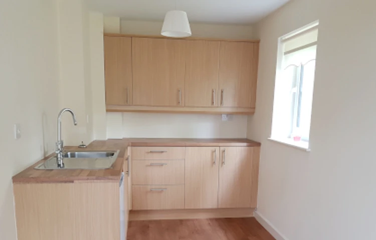 A modern bright kitchen