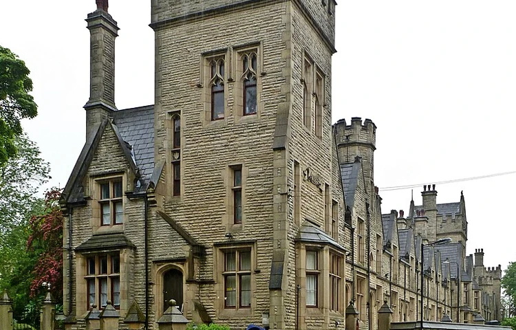 A View Of The Exterior Of Sir Francis Crossley Almshouses In Halifax