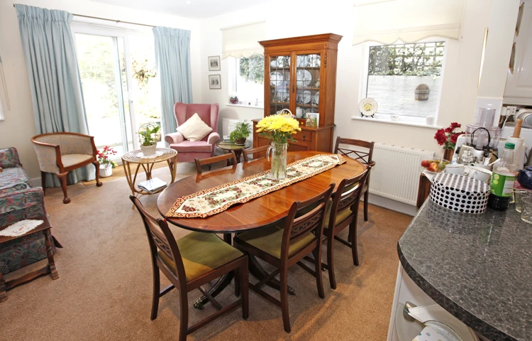 Dining room of Abbeyfield House, fulham SW6 3SS