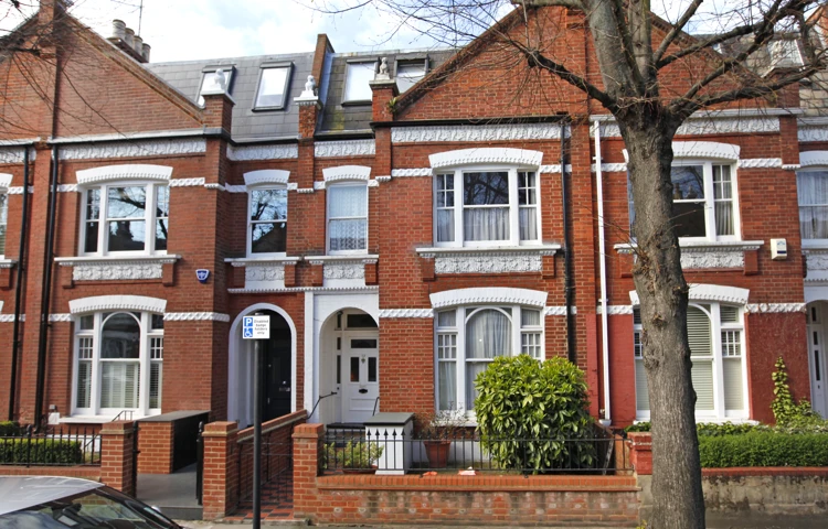 The front of Abbeyfield House, Fulham SW6 3SS