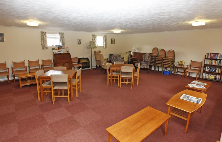 Lunch and dinner is served daily in the dining room