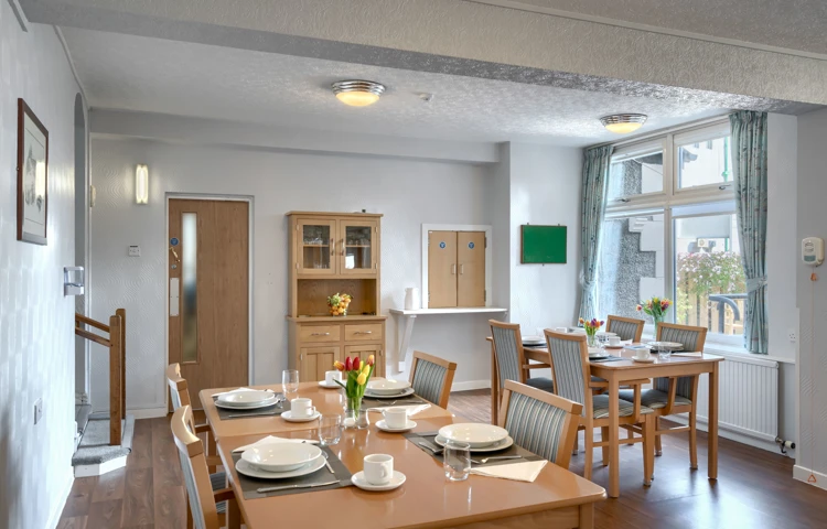 Communal Dining Room At Abbeyfield House Ulverston