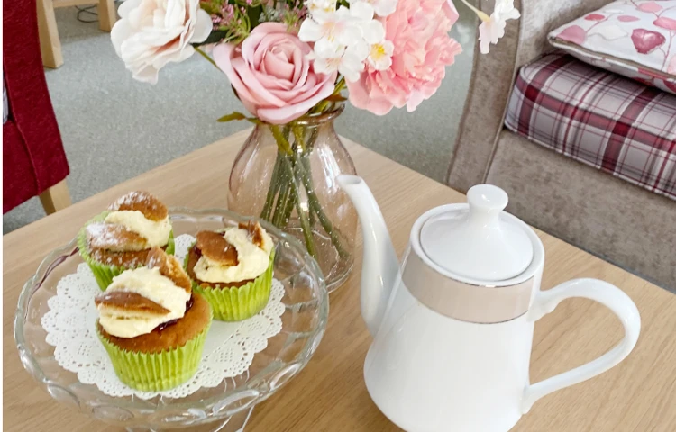 Coffee Morning Set Up At Harleston House
