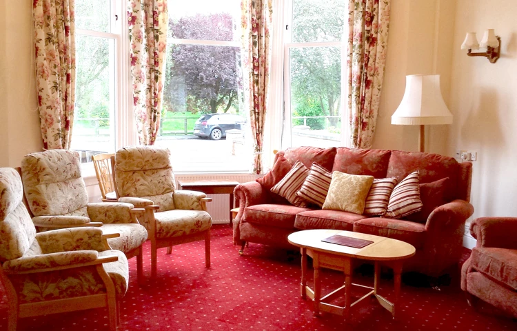 Chairs and a sofa in the lounge at The Limes, Thirsk YO7 1HX