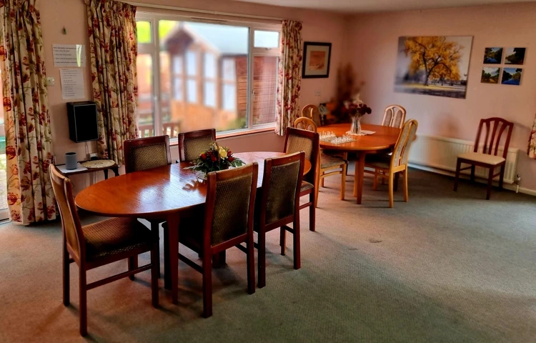 The communal lounge at Ivy House