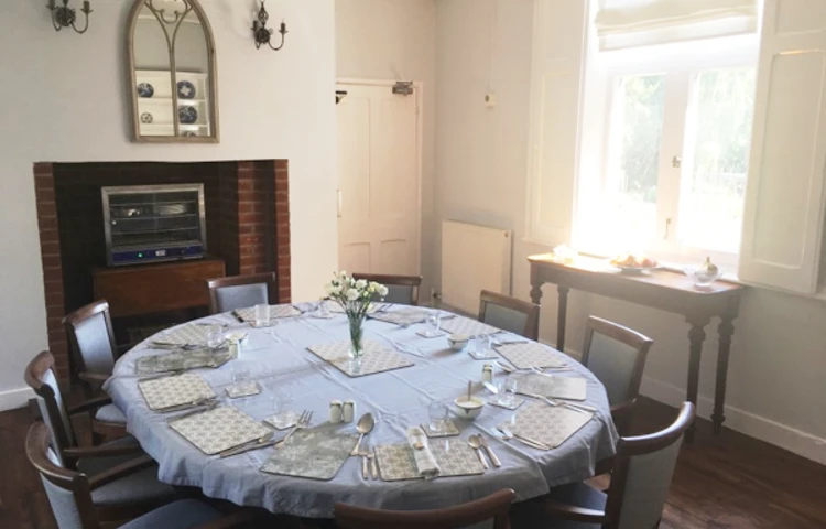Dining room at Abbeyfield House, Norwich NR1 4EH