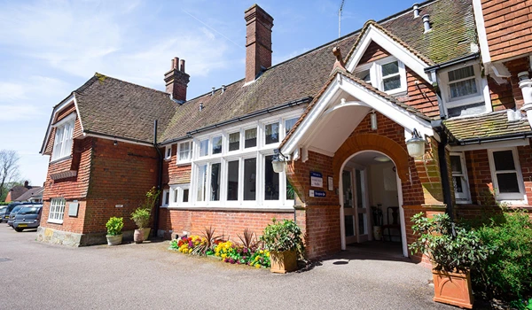Front exterior of Westall House in Horsted Keynes