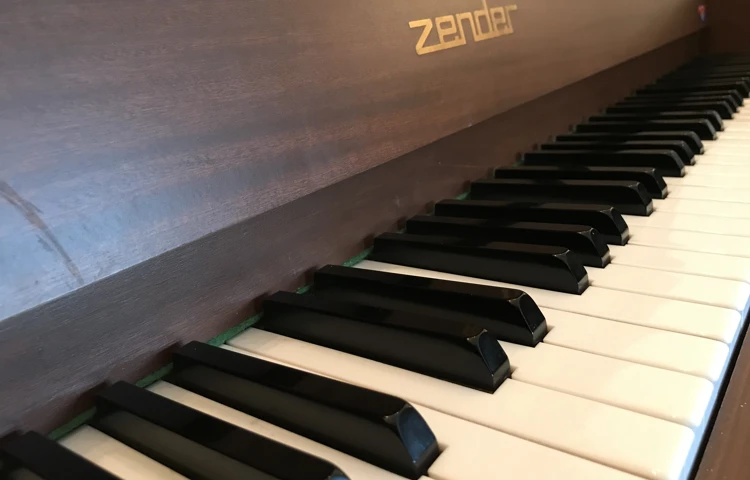 A piano at Abbeyfield House, Sutton SM2 6HJ
