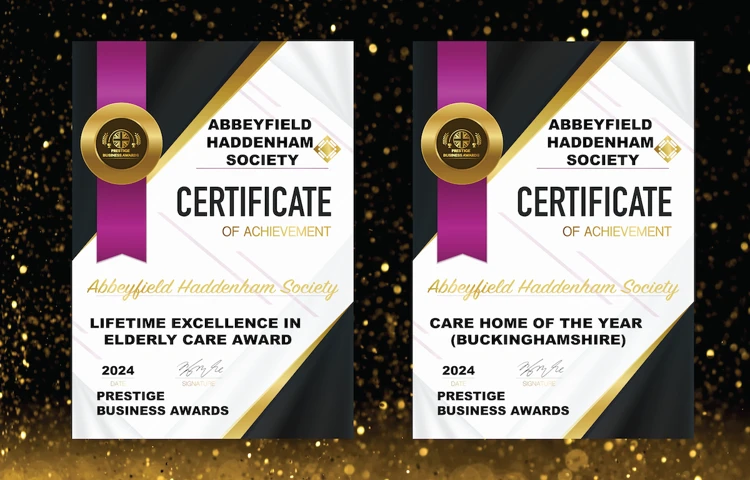 Haddenham Double Certificate Prestige Business Award Winner